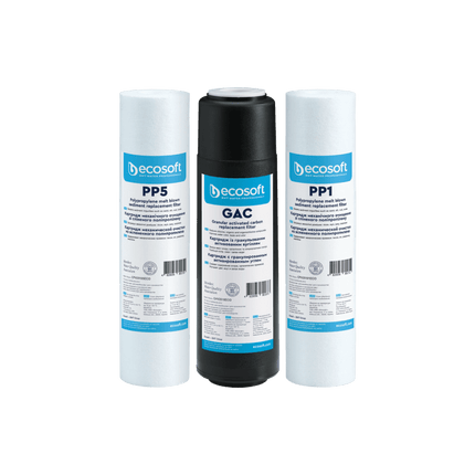 Standard set of 3 replacement filter Filter Set Ecosoft