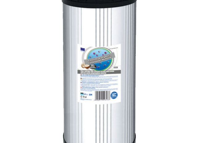 Aquafilter FCCA10BB 10" Big Blue granulated activated carbon cartridge mix blend multimedia - GroAqua