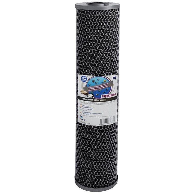 Aquafilter FCCBL20BB - S 20" Big Blue Silver series carbon block cartridge - GroAqua