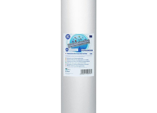 Aquafilter FCPS Sediment Filter 20" Large Diameter Sediment Cartridge Aquafilter 5 Micron