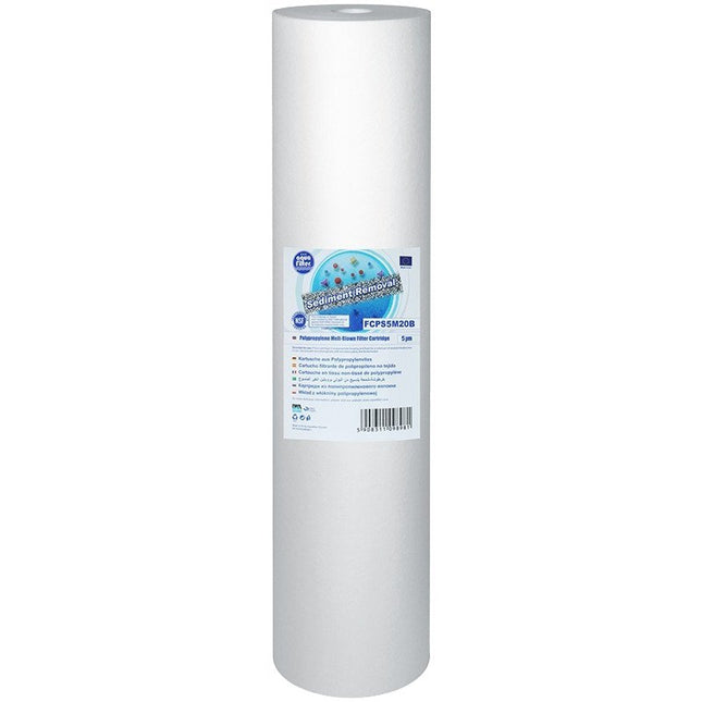 Aquafilter FCPS Sediment Filter 20" Large Diameter Sediment Cartridge Aquafilter 5 Micron