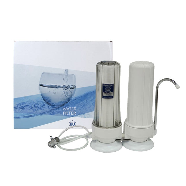 Aquafilter FHCTF2 10” Aqua Filter 2 Stage Countertop Countertop Filter System Aquafilter