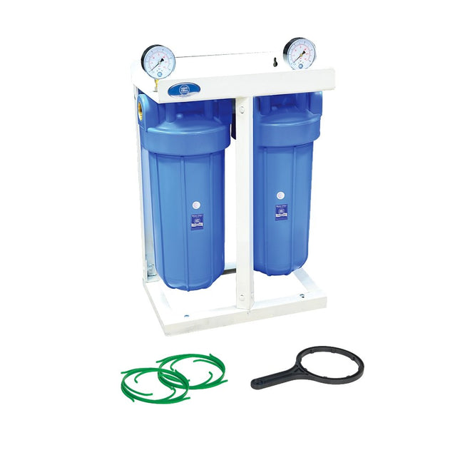 Aquafilter HHBB10A 10″ Big Blue 2 Stage Filter system with 1″ports Big Blue Whole House System Aquafilter   