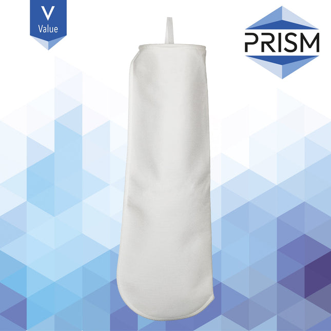 Prism Size 2 Polypropylene Bag Filter (Neck Ring) Bag Filter Prism 25 Micron  