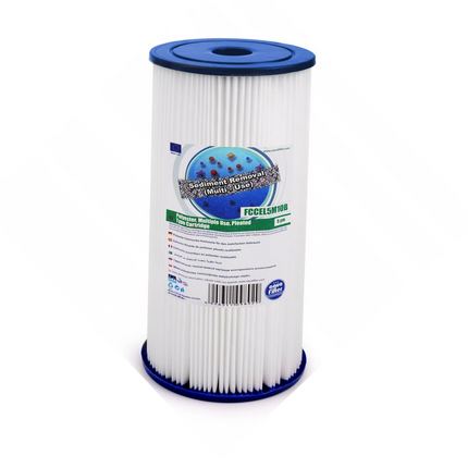 Aquafilter FCCEL 10" Large Diameter Polyester Multi Use Filter Sediment Cartridge Aquafilter 20 Micron  