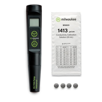 Milwaukee EC59 PRO Waterproof 3-in-1 Conductivity / TDS & Temperature Tester with Replaceable Probe (FBA) Pocket Tester Milwaukee