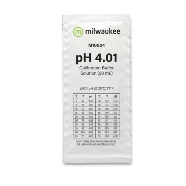 Milwaukee M10004B pH 4.01 Calibration Solution Sachet Sachet Milwaukee Default Title