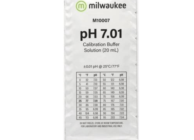 Milwaukee M10007B pH 7.01 Calibration Solution Sachet Sachet Milwaukee Default Title