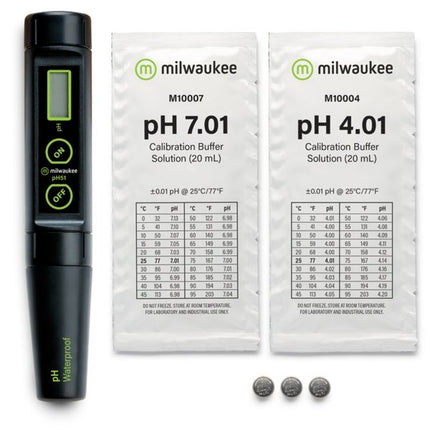 Milwaukee pH51 Waterproof pH Tester with Replaceable Probe (FBA) Pocket Tester Milwaukee