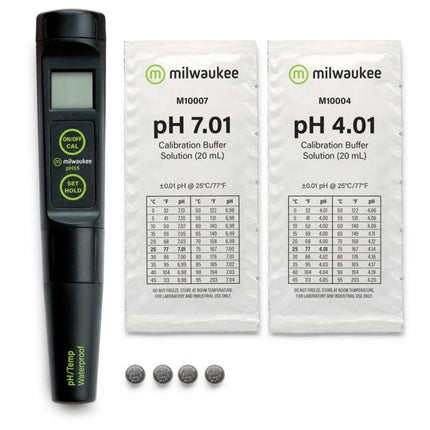 Milwaukee PH55 PRO Waterproof pH & Temperature Tester with ATC (FBA) Handheld Meter Milwaukee
