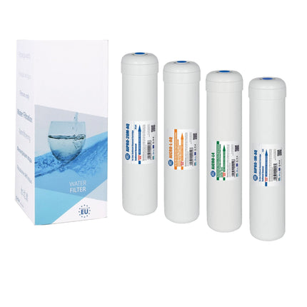 Set of 4 replaceable in-line cartridges for EXCITO-ST system Filter Set Aquafilter