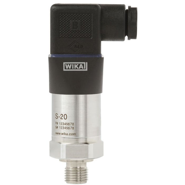WIKA Pressure Sensor, 0.6bar Max Pressure Reading Current (2-Wire) Wika